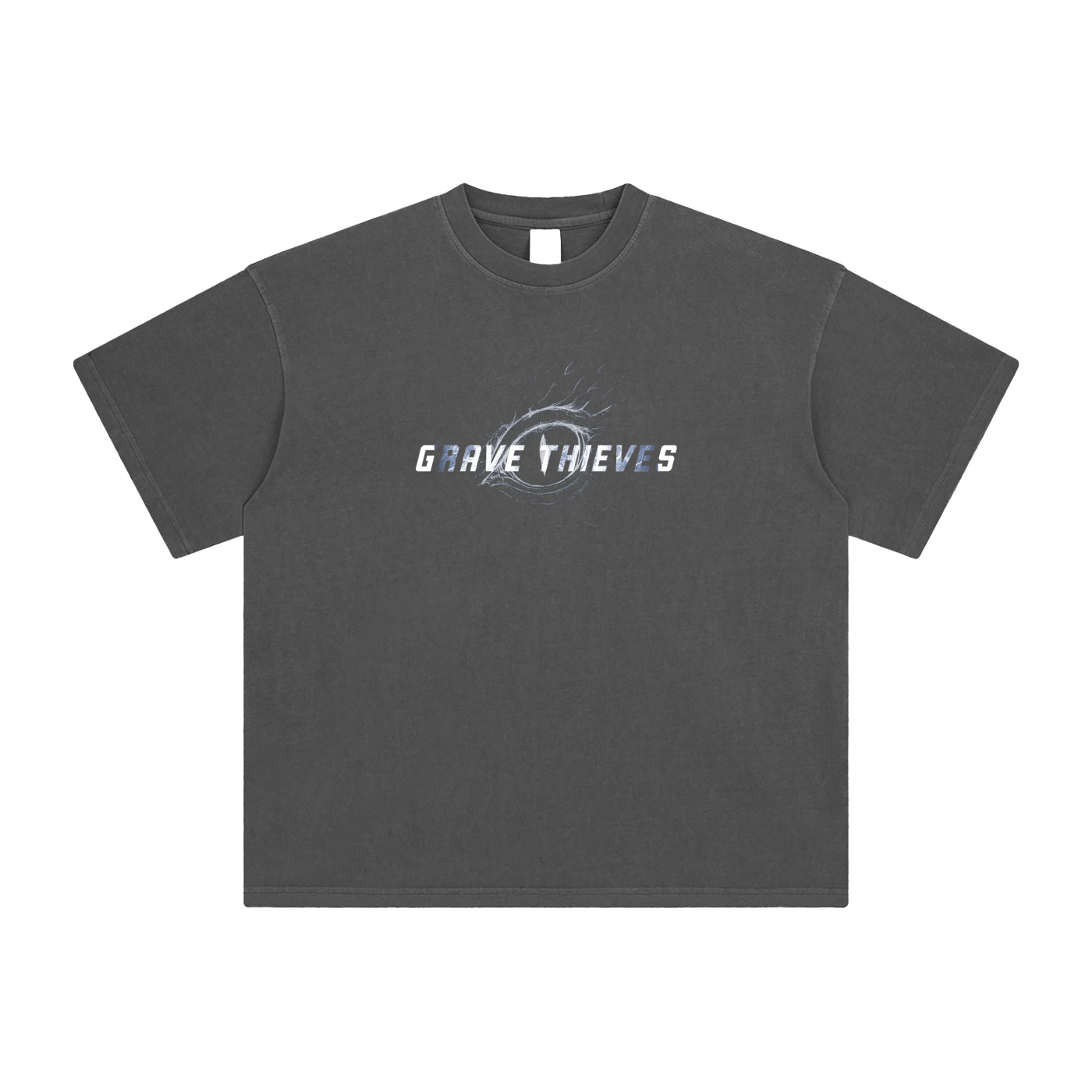 Eye of the Eternal V1 // Vintage Wash Tee - Charcoal